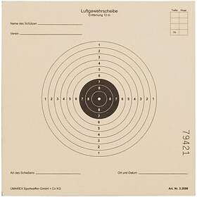 Umarex Måltavla 10-ringad 14x14cm 1000st