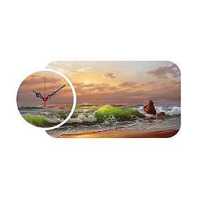 Decorative MDF Clock (2 Pieces) 68x32 238HMA5105