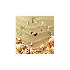 Dekorativ MDF Vegg-klokke 40x40 cm Flerfärgad 238HMA3175