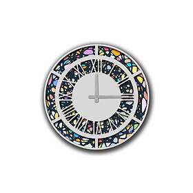 Diyadin Dekorklocka 50 cm Rund Flerfärgad 238HMA6272