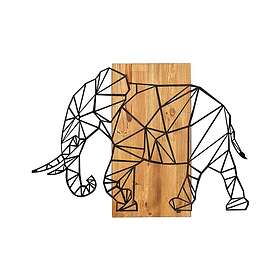 Great Elephant Väggdekor Sort/Valnöt 279ENZ1764