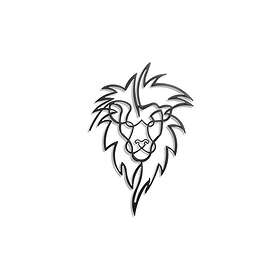 Dekorativ Väggdekor 50x70 cm Svart 579LDN1101