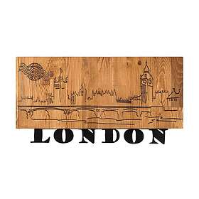 London v2 Väggdekor Sort/Valnöt 279ENZ1811