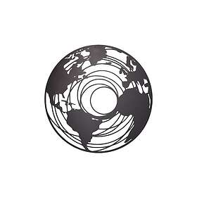 Dekorativ Väggdekor 70x70 cm Svart 579LDN1114