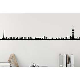 Tokyo Skyline Väggdekor Svart 575TNL1106