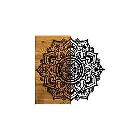 Mandala 6 Väggdekor Sort/Valnöt 899SKL2180
