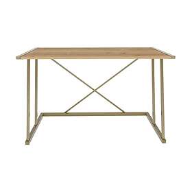 Malem Skrivebord 60x75x114 cm Gull/Brun 322RTC1393