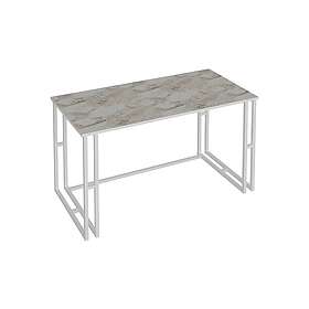 Stodene Skrivebord 120 cm Marmormönster Vit 541HDL1102