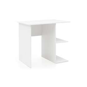 Wohnling Farleys Skrivebord 82 cm med oppbevaring Hyllor Vit WL5.757