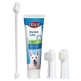 Trixie Tandvårdsset med tandkräm, 2 fingerborstar, 1 tandborste