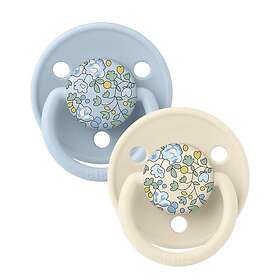Bibs x Liberty De Lux Eloise Silicone Onesize Baby Blue Mix 2-pack