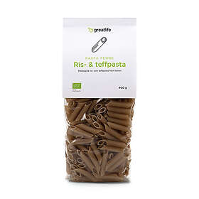 Greatlife Glutenfri Ris- och teffpasta Penne – EKO