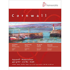 Hahnemühle Akvarellblock Cornwall 450g Grov