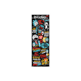 Dörrposter Rick & Morty citat