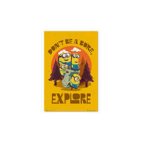 Poster Minions Don’t be a bore, explore