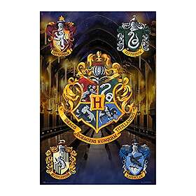 Poster Harry Potter Hogwarts Sköldar