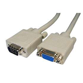 Cables Direct VGA - VGA (SVGA) M-F 1m