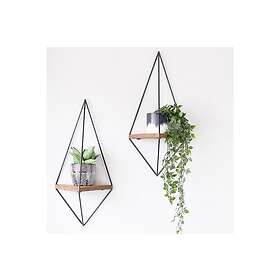 Pukkuri Pappershållare med Hylla 23 cm Brown/Svart 792EVL2743