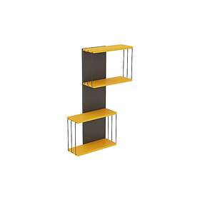 Vilsberg Vegghylle 62x18 cm Gul 854KLN1731