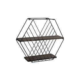 Gullugso Vegghylle 15x60 cm 2-pack Sort/Valnöt 491CRT1132