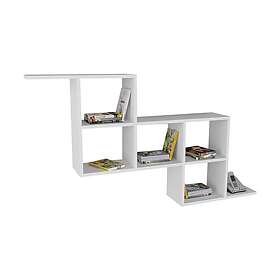 Decormet Vegghylle Trapp Vit 731WAT1661