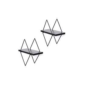 Sivrice Vegghylle 31x15 cm Svart 268EVL1365