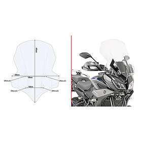 Givi 2139dt Yamaha Tracer 900/tracer 900 Gt Windshield Durchsichtig