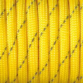 Paracorde Efco 550 Rouge - 4 Mm De Diamètre, 4 M De Long - Polyuréthane Et Coton, Pour Bracelets, Porte-clés, Accessoires DIY