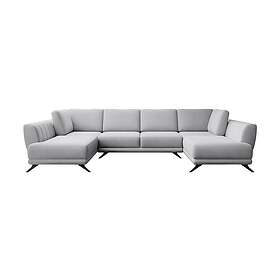 Katun Sovesofa Dubbelschäslong Hvit/Ljusgrå CO-LA-04SO