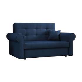 Silver Viva sofa Mörkblå