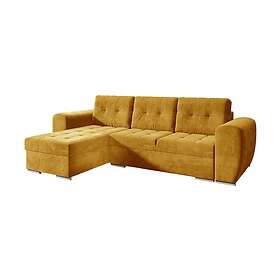 Sovesofa med divan Gul