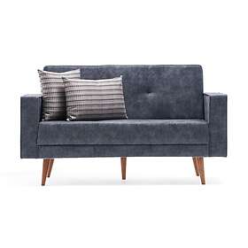 Belgium 2-sits Sofa Antracit/Natur 825BLC2557