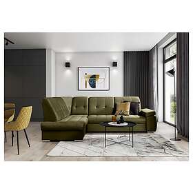 Sajana Sovesofa m. Sjeselong 3-sits Grön CO-SAD-LT-33NU