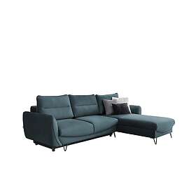 Lence Sovesofa m. Sjeselong Förvaring Blå CO-SIL-RT-76MO