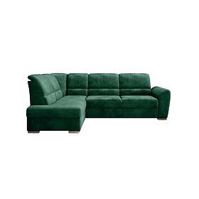 Sajmon Sovesofa m. Sjeselong 3-sits Mörkgrön CO-SIB-LT-35NU