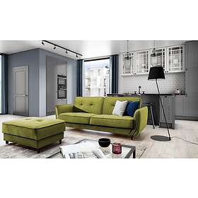 Katsuya Sovesofa 3-sits Grön SO-BEL-33LO