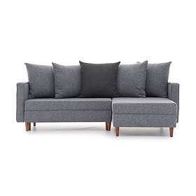 Aydama Sovesofa med Sjeselong Høyre Grå/Natur 825BLC1573