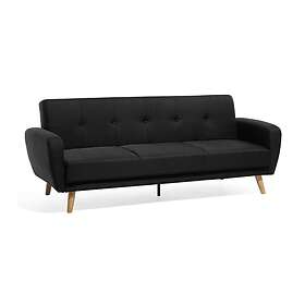 Florli Bäddsoffa 214 cm Svart 97363