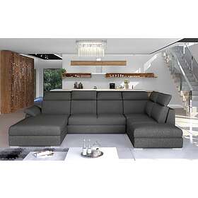 Zoana Sovesofa med Dobbeltsjeselong Grå Evl_14