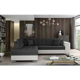 Moclino Sofa med Sjeselong Venstre Grå/Vit Prt_65