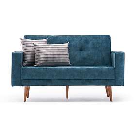 Belgium 2-sits Sofa Turkis/Natur 825BLC2560