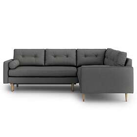 Esmeralde Sovesofa med Sjeselong Grå Esme NL 2LDL+3RMD Soro 93