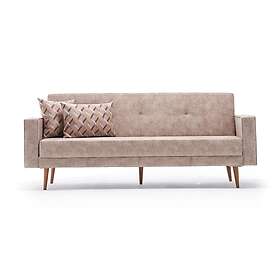 Belgium 3-sits Sofa Krämvit/Natur 825BLC2556