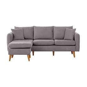 Wardenburg Sjeselongsoffa Venstre Grå 867UNQ1425