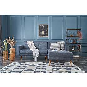 Belgium Sovesofa med Sjeselong Høyre Antracit/Natur 825BLC2562