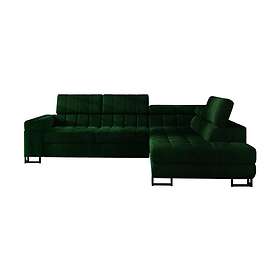 Elkind Hjørnesofa Mörkgrön