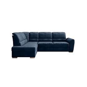 Sajmon Sovesofa m. Sjeselong 3-sits Mörkblå CO-SIB-LT-40NU