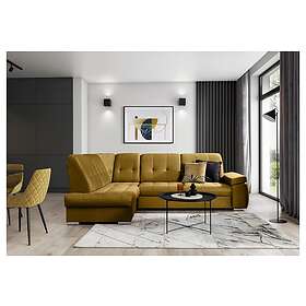 Sajana Sovesofa m. Sjeselong 3-sits Gul CO-SAD-LT-45NU