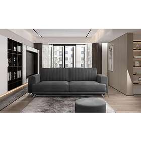 Jalissia 3-sits Sofa Mörkgrå SO-ELI-06NU