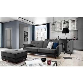 Katsuya Sovesofa 3-sits Grå SO-BEL-97MO